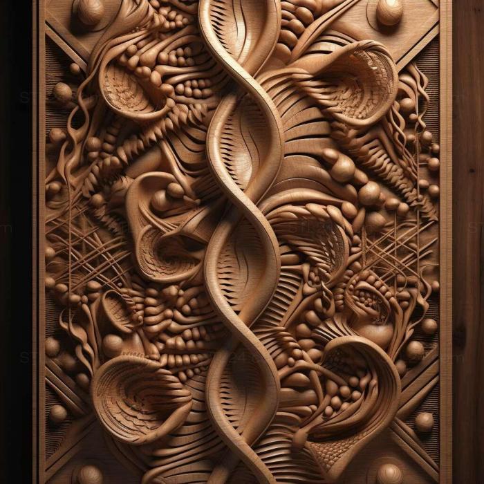 Patterns and decorations (stl dna 4, PATTERN_272) 3D models for cnc